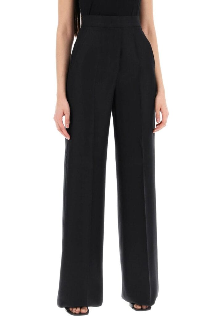 MAX MARA Wide-legged Linen Hangar Pants.