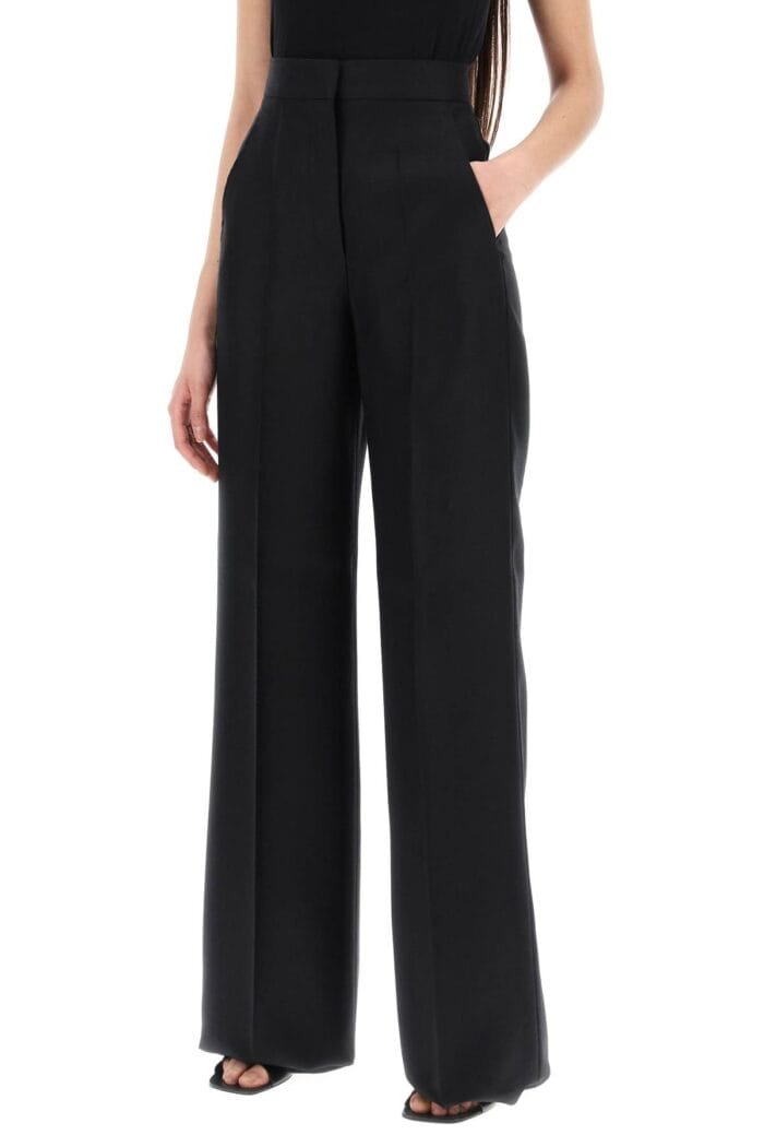 MAX MARA Wide-legged Linen Hangar Pants.