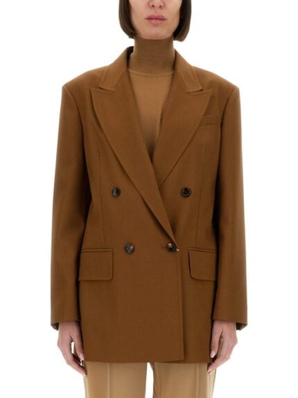 Max Mara WOOL BLEND DOUBLE-BREASTED JACKET