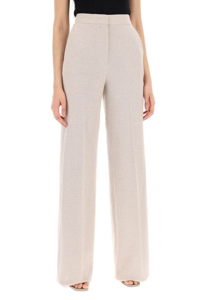 MAX MARA Yellow Cotton Jersey Pants For Men/women