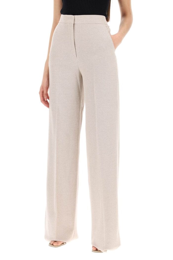 MAX MARA Yellow Cotton Jersey Pants For Men/women