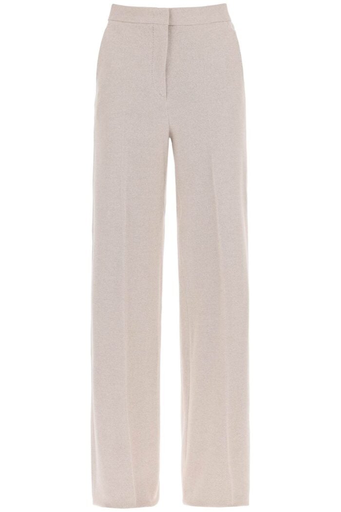 MAX MARA Yellow Cotton Jersey Pants For Men/women