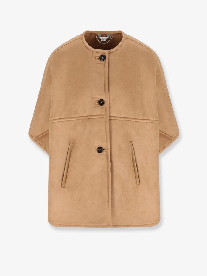max mara zaza shearling cape Max Mara Zaza Shearling Cape