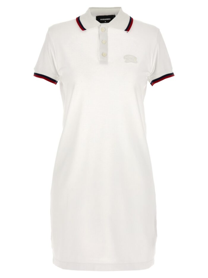 dsquared2 maxi cut out polo dress Dsquared2 Maxi Cut Out Polo Dress