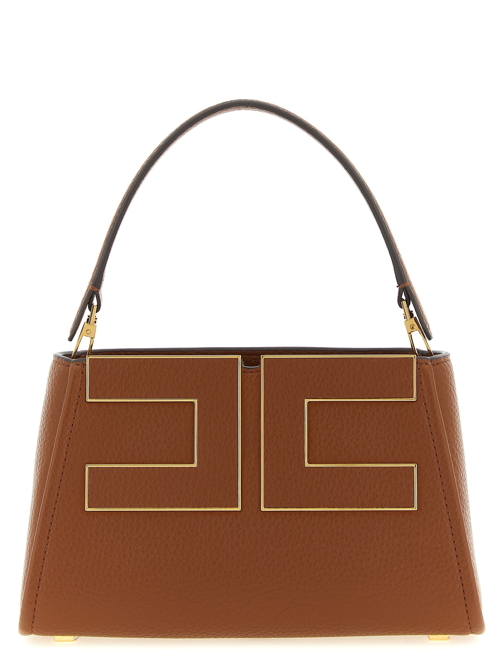 Elisabetta Franchi Maxi Logo Handbag
