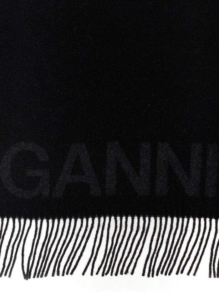 GANNI Maxi Logo Scarf