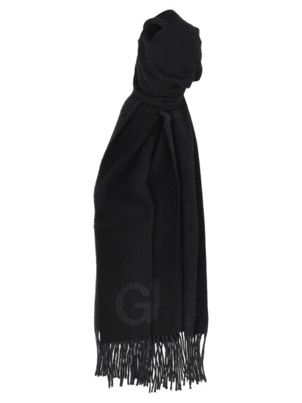GANNI Maxi Logo Scarf