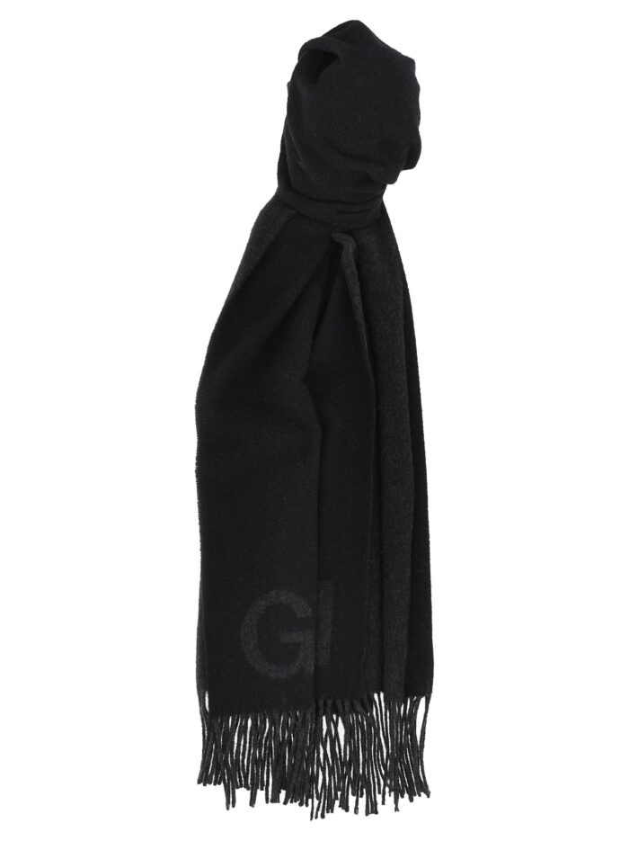 ganni maxi logo scarf GANNI Maxi Logo Scarf