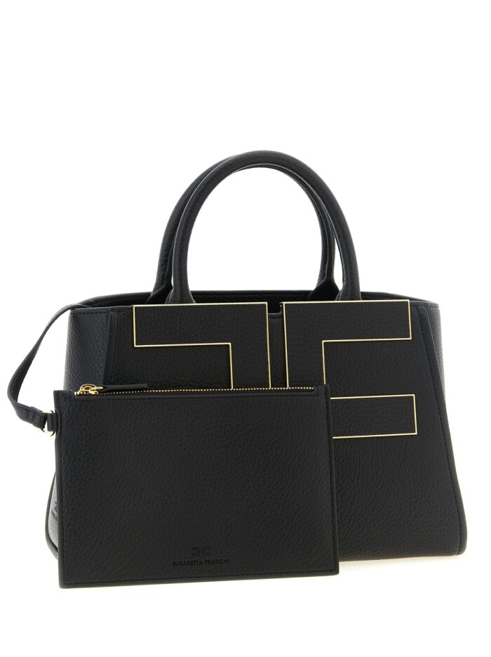 Elisabetta Franchi Maxi Logo Shopping Bag