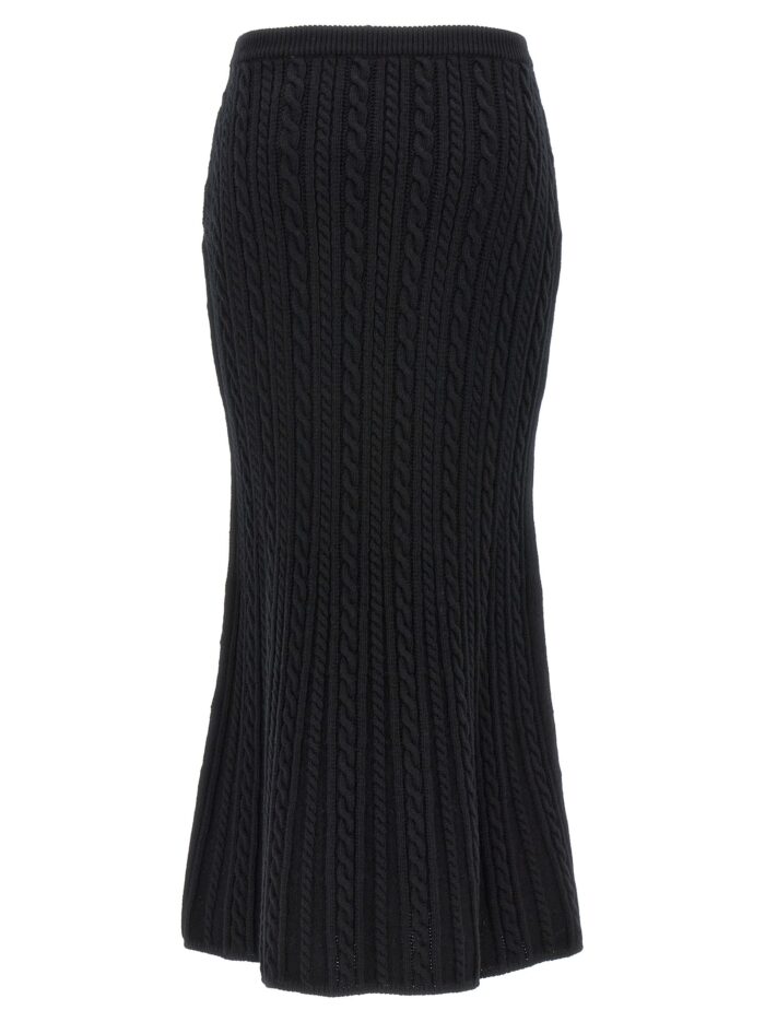 ALESSANDRA RICH Maxi Wool Skirt