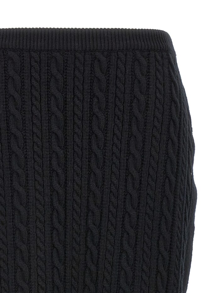 ALESSANDRA RICH Maxi Wool Skirt