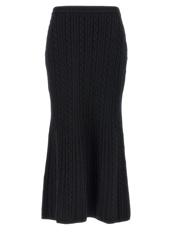 alessandra rich maxi wool skirt ALESSANDRA RICH Maxi Wool Skirt