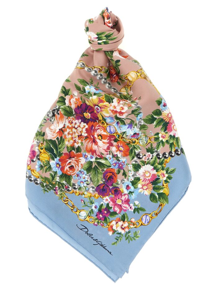 dolce & gabbana 'mazzolini di fiori' scarf Dolce & Gabbana 'Mazzolini Di Fiori' Scarf