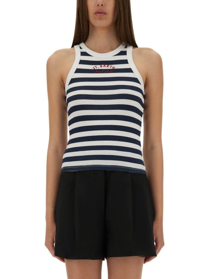 MC2 SAINT BARTH "ADA" STRIPED TOP