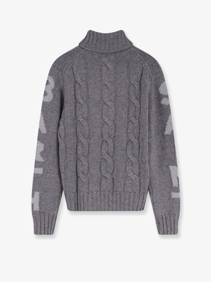 MC2 SAINT BARTH Adler Wool Blend Cable Knit Turtleneck Sweater