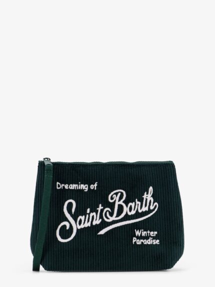 MC2 SAINT BARTH Aline Corduroy Clutch Bag