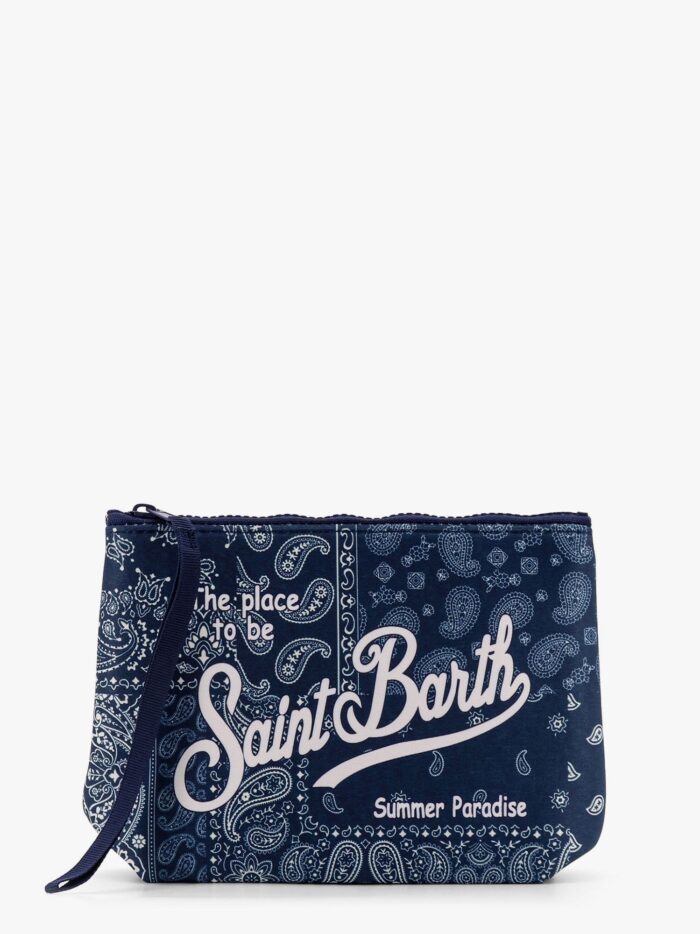 MC2 SAINT BARTH Aline Pochette With Bandana Plaid Print