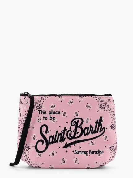 MC2 SAINT BARTH Aline Pochette With Bandanna Round Print
