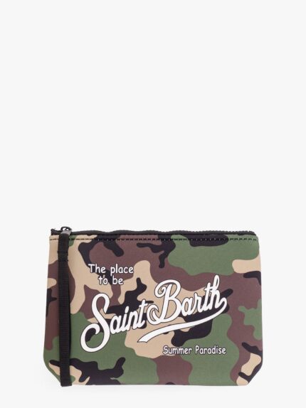 MC2 SAINT BARTH Aline Pochette With Camouflage Print