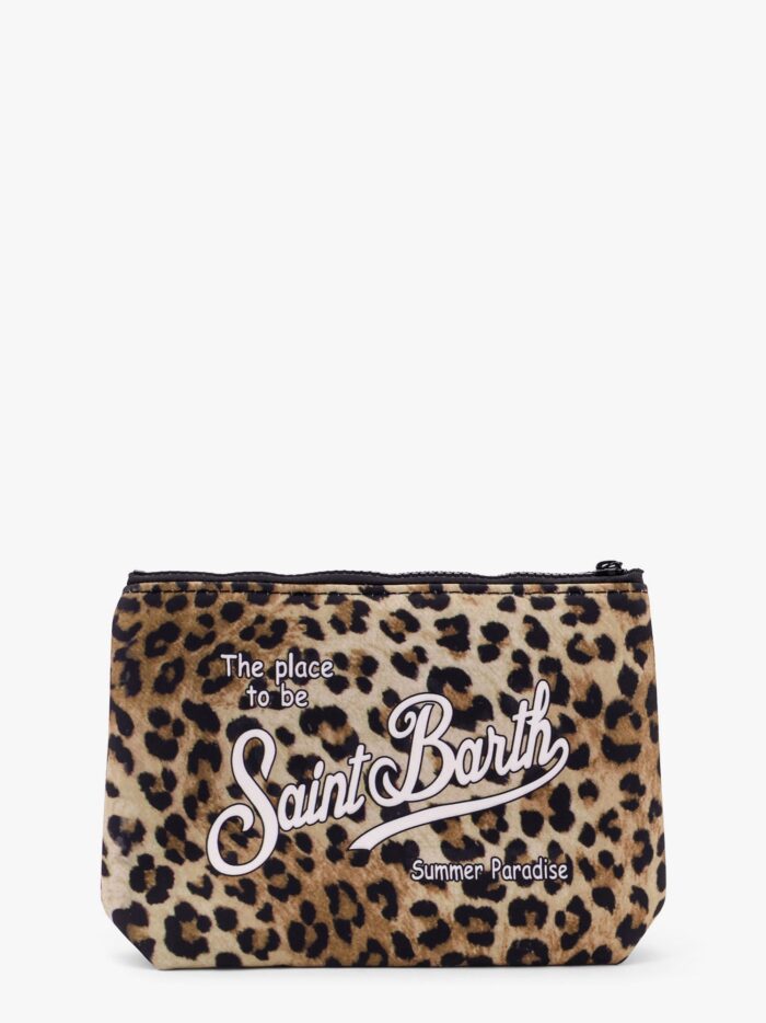 MC2 SAINT BARTH Aline Pochette With Classic Leo Print