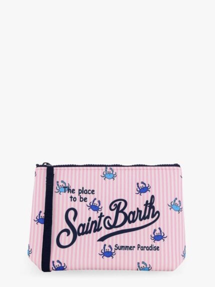 MC2 SAINT BARTH Aline Pochette With Crabs Stripes Print