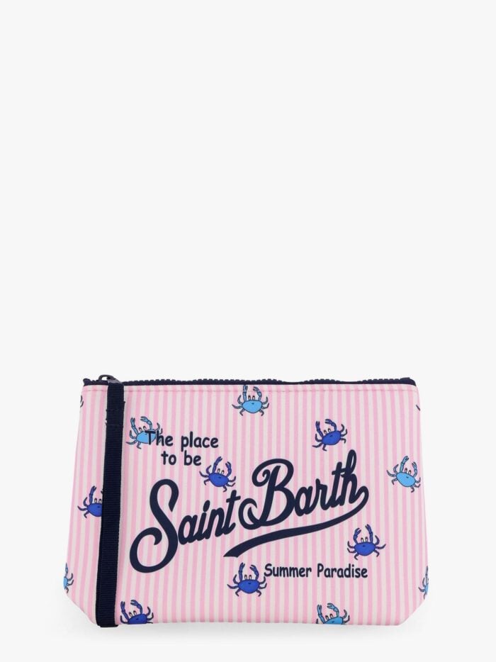 MC2 SAINT BARTH Aline Pochette With Crabs Stripes Print