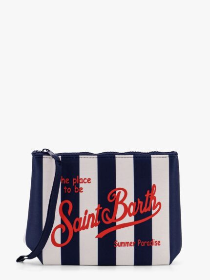 MC2 SAINT BARTH Aline Pochette With Stripes Pop Print