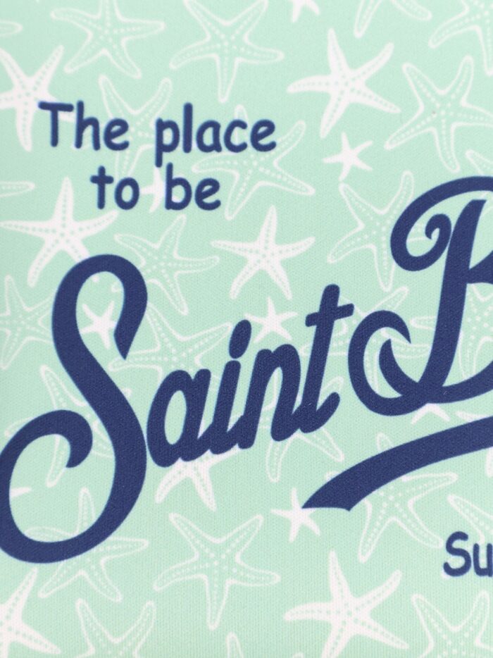 MC2 SAINT BARTH Aline Pochette With Tropical Shell Print