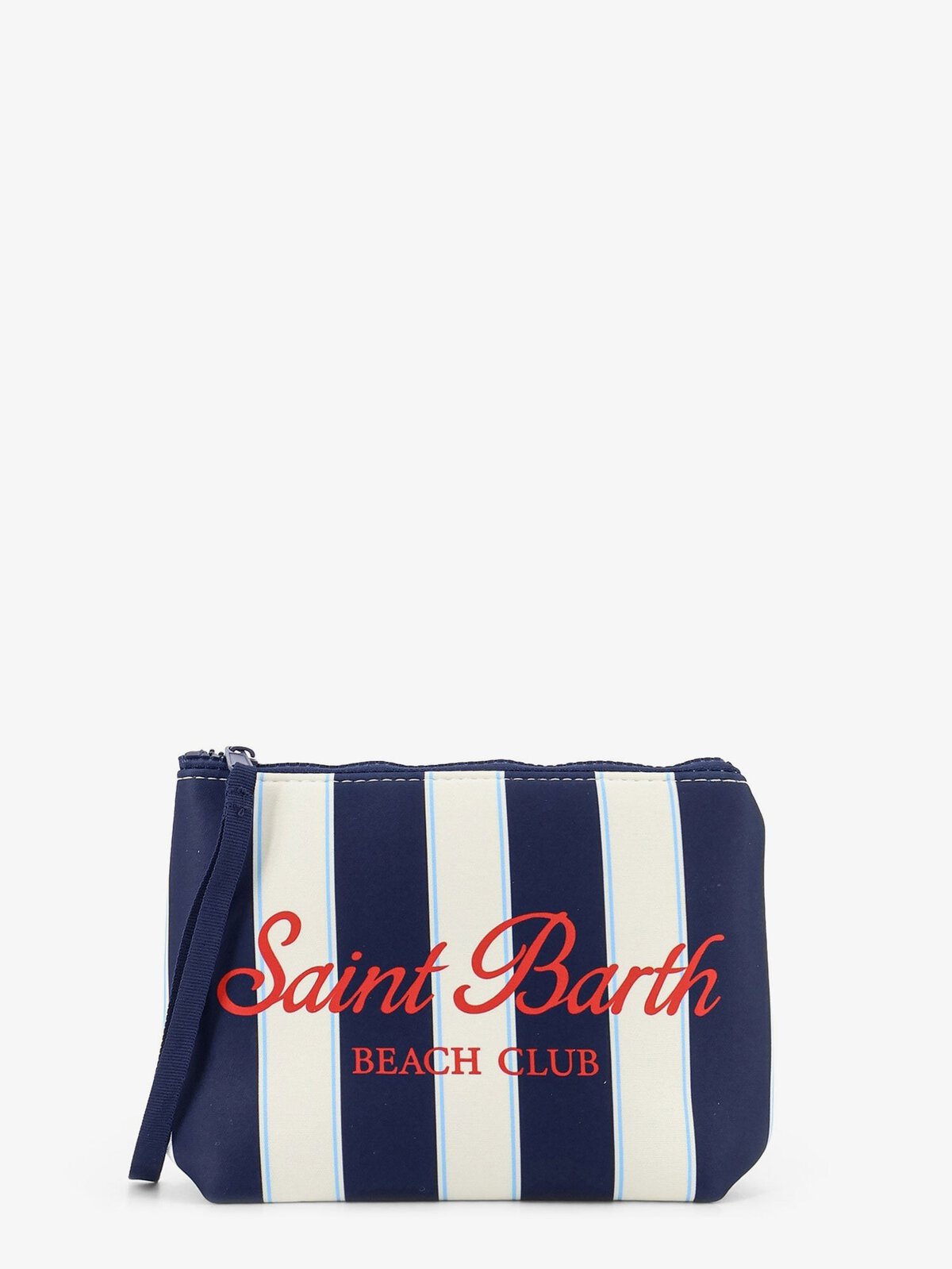 MC2 SAINT BARTH Aline Scuba Clutch With Striped Pattern
