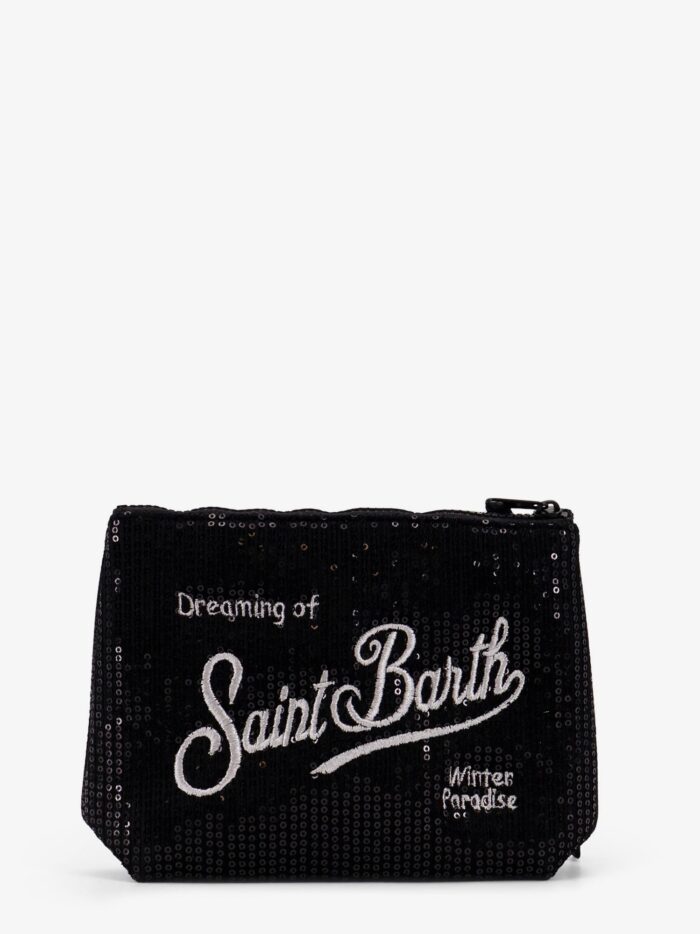 MC2 SAINT BARTH Aline Velvet Paillettes Clutch