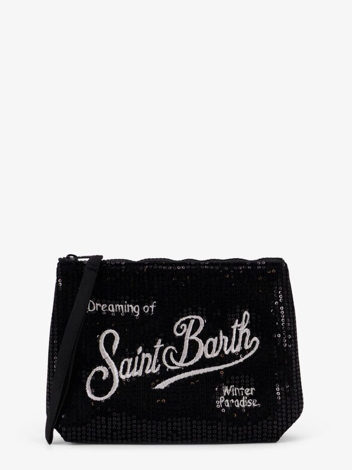 MC2 SAINT BARTH Aline Velvet Paillettes Clutch
