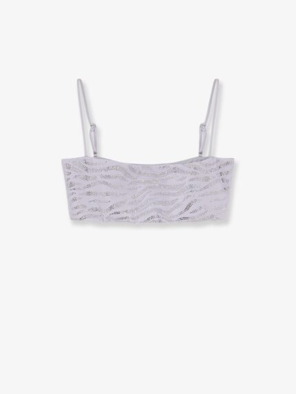 MC2 SAINT BARTH Athena Bikini Top With Rhinestones