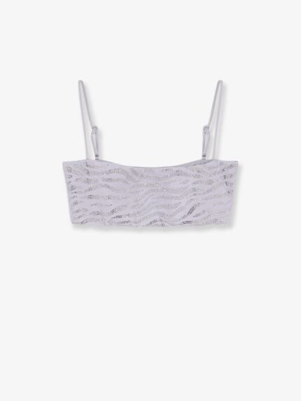 MC2 SAINT BARTH Athena Bikini Top With Rhinestones