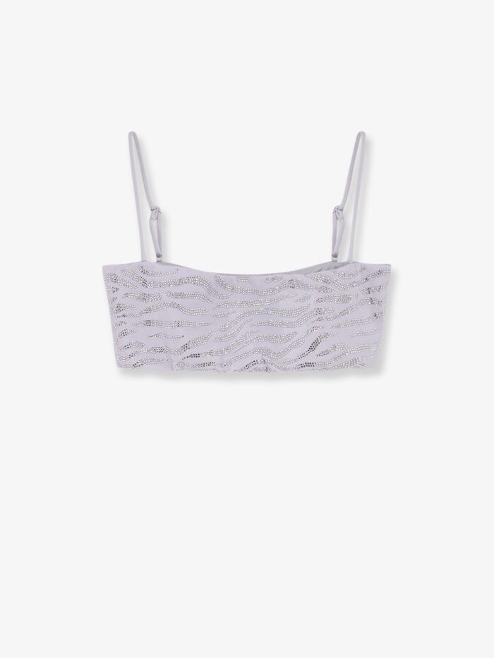 MC2 SAINT BARTH Athena Bikini Top With Rhinestones