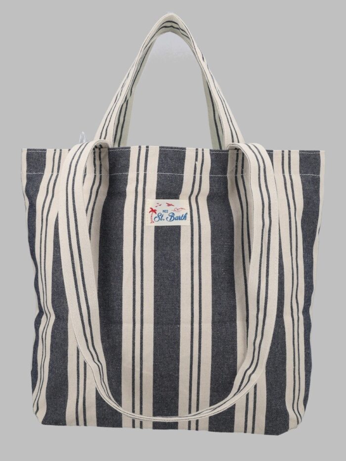MC2 SAINT BARTH BORSA TOTE ESSENTIAL BEACH IN COTONE