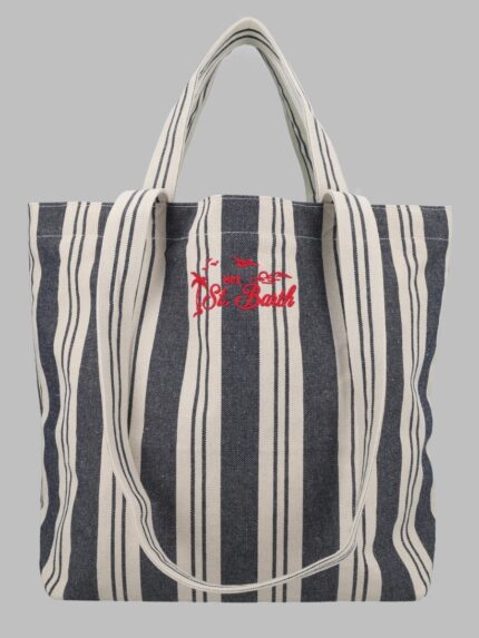 MC2 SAINT BARTH BORSA TOTE ESSENTIAL BEACH IN COTONE