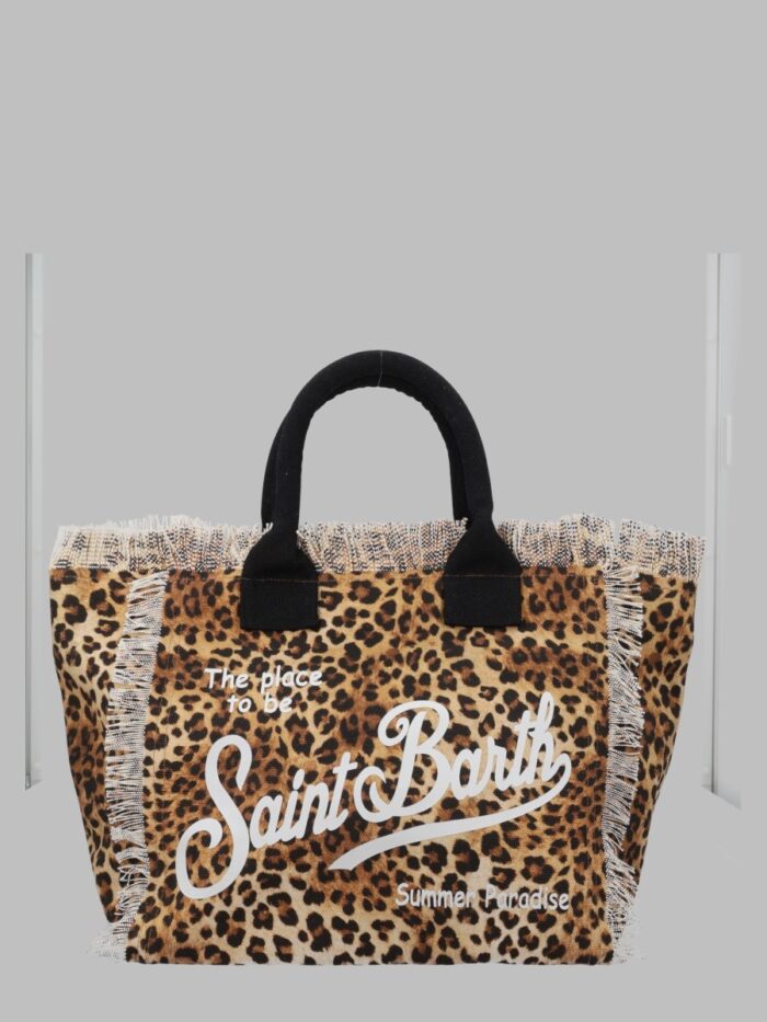 mc2 saint barth borsa "vanity" medium in canvas MC2 SAINT BARTH BORSA "VANITY" MEDIUM IN CANVAS