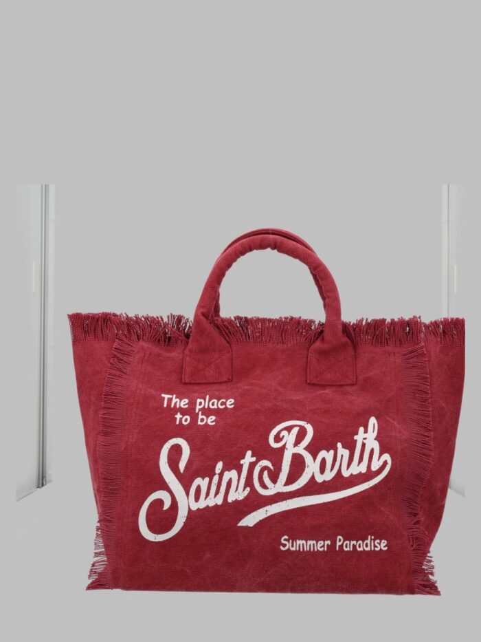 MC2 SAINT BARTH BORSA "VANITY" MEDIUM IN CANVAS