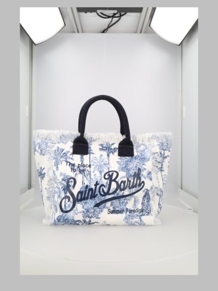 MC2 SAINT BARTH BORSA "VANITY" MEDIUM IN CANVAS