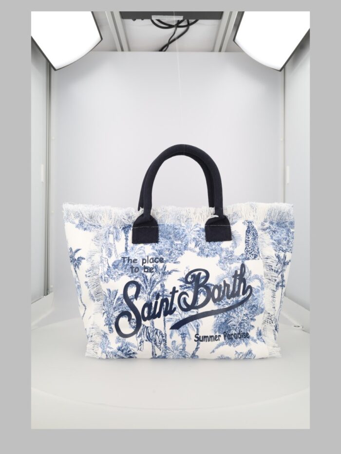 MC2 SAINT BARTH BORSA "VANITY" MEDIUM IN CANVAS