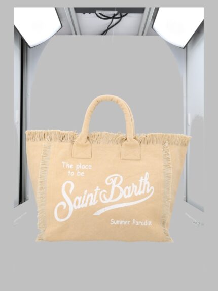 MC2 SAINT BARTH BORSA "VANITY" MEDIUM IN CANVAS
