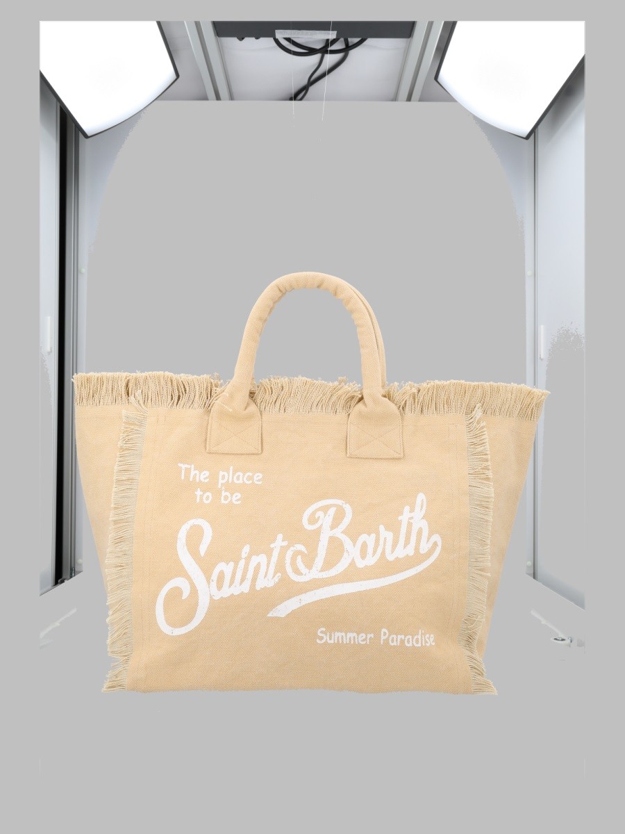 MC2 SAINT BARTH BORSA "VANITY" MEDIUM IN CANVAS