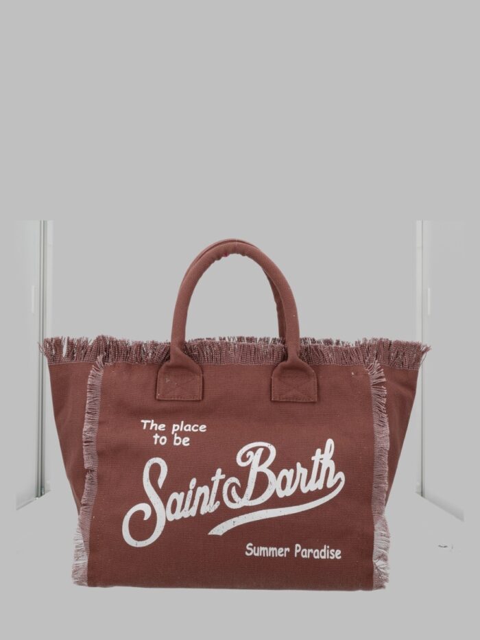 mc2 saint barth borsa "vanity" medium in canvas MC2 SAINT BARTH BORSA "VANITY" MEDIUM IN CANVAS
