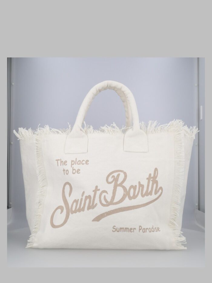 mc2 saint barth borsa "vanity" medium in canvas MC2 SAINT BARTH BORSA "VANITY" MEDIUM IN CANVAS