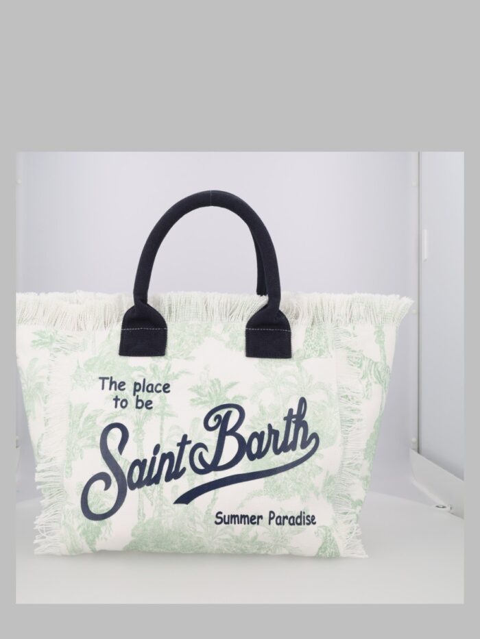 mc2 saint barth borsa "vanity" medium in canvas MC2 SAINT BARTH BORSA "VANITY" MEDIUM IN CANVAS