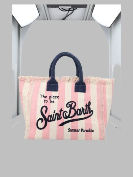 MC2 SAINT BARTH BORSA "VANITY" MEDIUM IN CANVAS
