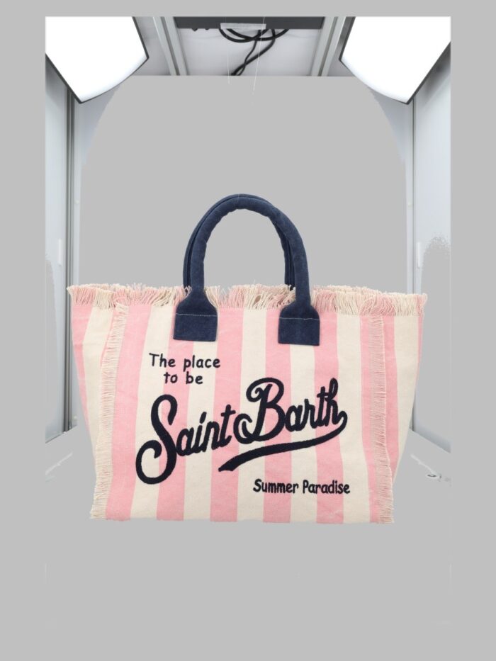 mc2 saint barth borsa "vanity" medium in canvas MC2 SAINT BARTH BORSA "VANITY" MEDIUM IN CANVAS