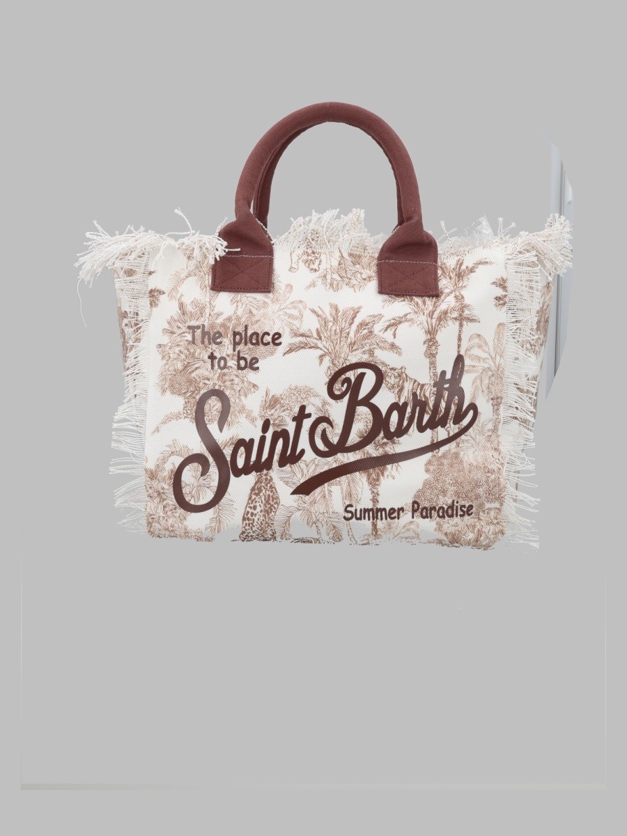 MC2 SAINT BARTH BORSA "VANITY" MEDIUM IN CANVAS