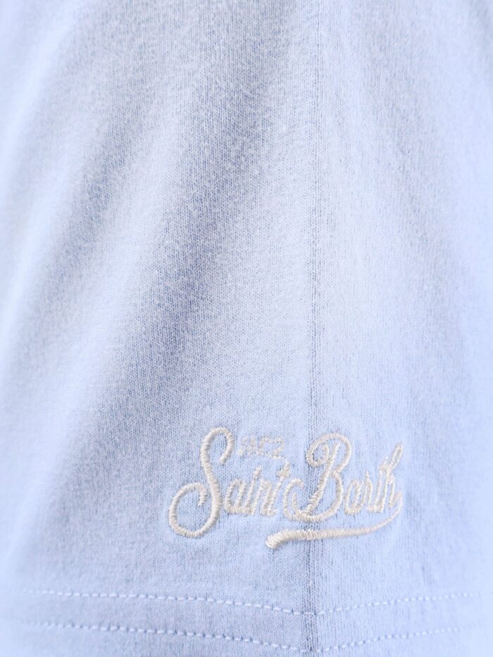 MC2 SAINT BARTH Brighton Cotton Polo Shirt With Logo Embroidery