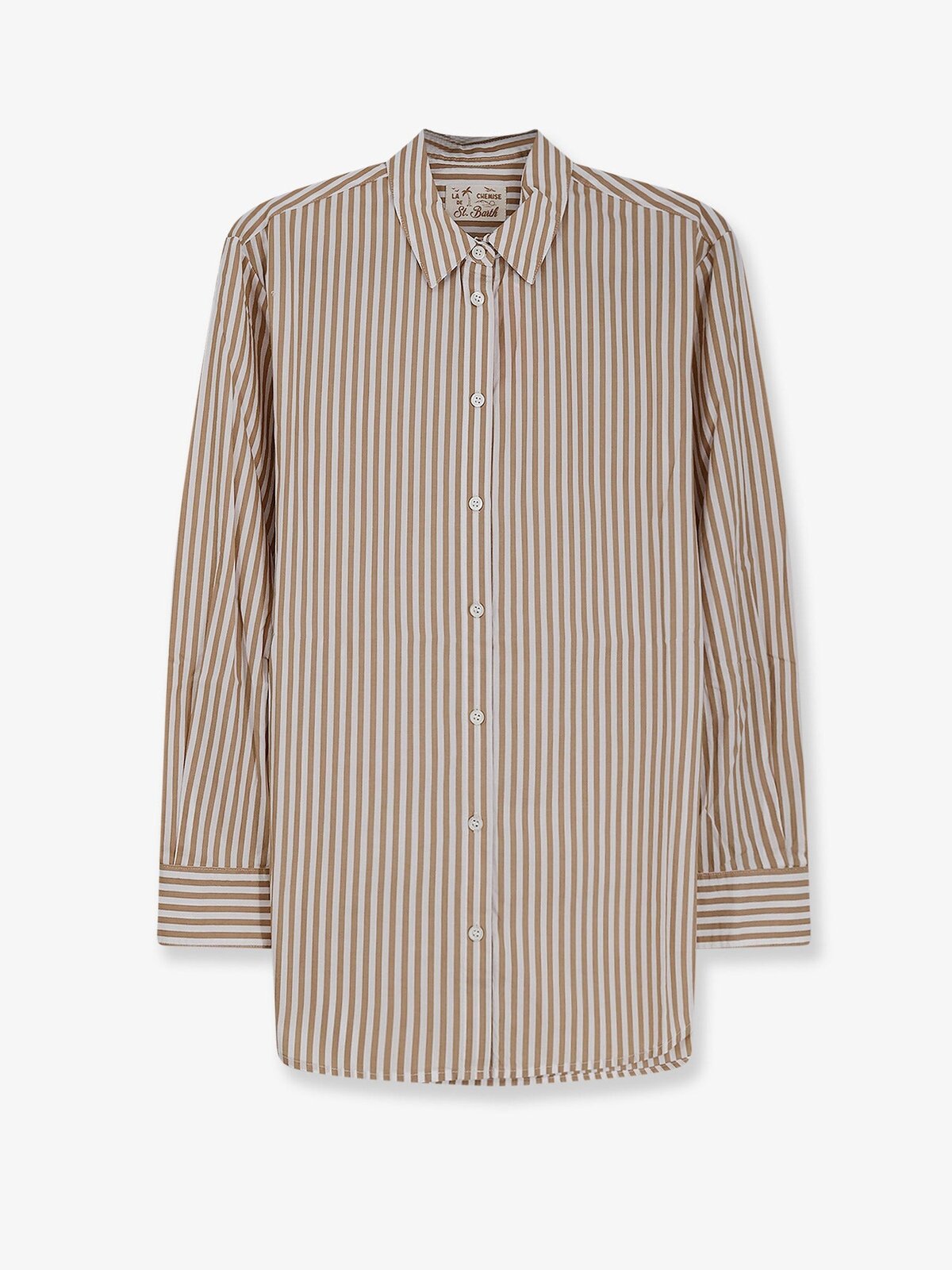 MC2 SAINT BARTH Brigitte Striped Cotton Shirt